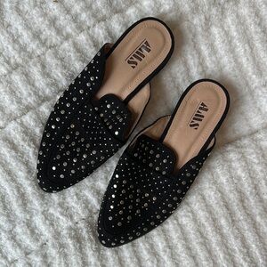 AWS heeled mules (new)